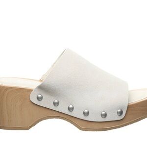 Bearpaw Leather Studded Clog Mule